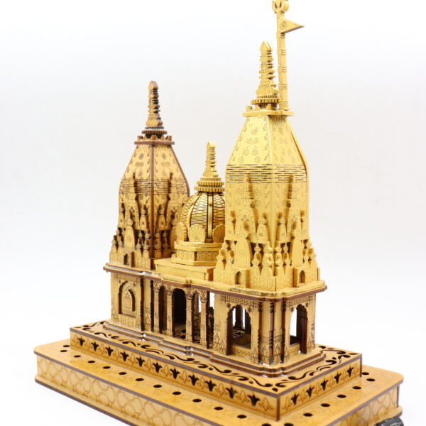 Wooden 3d Model Of Kashi Vishwanath Mandir